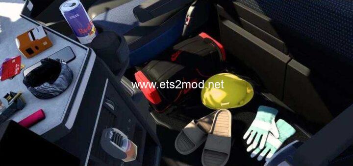 ETS - 2 Özel Kabin Aksesuarları (1.55) 2 Customs Cabin Accessories v1.0 1 720x340 1