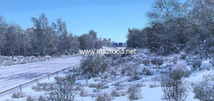 ETS - 2 Buzlu Kış Hava Durumu Modu (1.55) 4 cover frosty winter weather mod v102 ACNd20y4AWJxdI 720x340 1