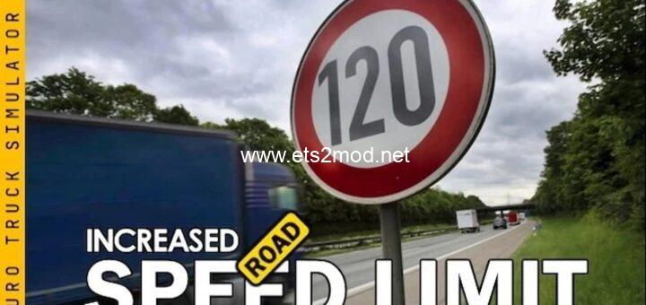 ETS - 2 Artırılmış Yol Hız Sınırları (1.55) 2 cover increased road speed limits v155250709 LxUTFOCr0Zhtak 720x340 1