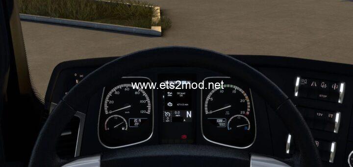 ETS - 2 Mercedes-Benz Actros MP4 Geliştirilmiş Gösterge Paneli (1.55) 4 cover mercedes benz actros mp4 improved dashboard v16 005TQ2dM0qhvVn 720x340 1