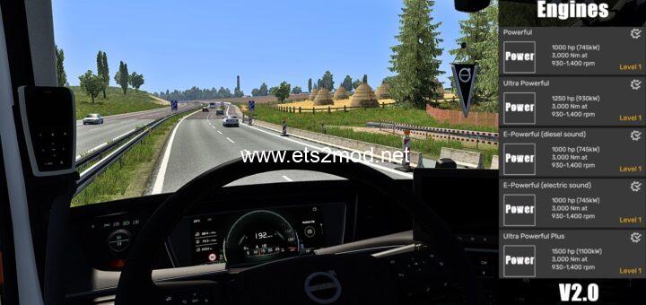 ETS - 2 Güçlü Motor Paketi (1.55) 4 cover new powerful engines v20 155x O5P4hZEmYFYtZ0 720x340 1
