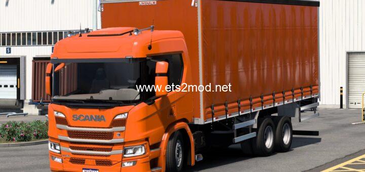 ETS - 2 Scania P360 Kamyon Modu (1.55) 1 cover scania p360 v10 155 4FBVOS12W9OauR 720x340 1